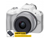 Canon EOS R50 KIT RF-S 18-45MM STM (White) (Promo Cashback Rp 1.000.000)